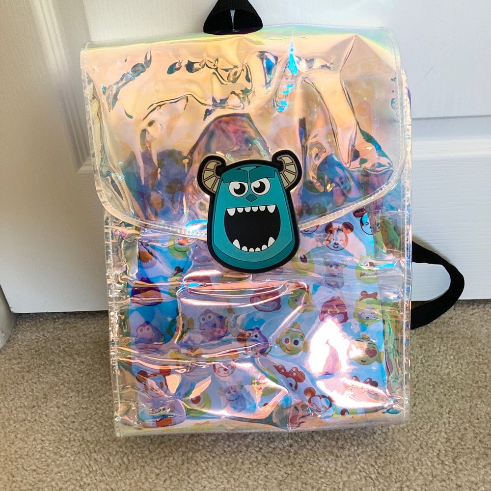 Disney holographic emoji backpack